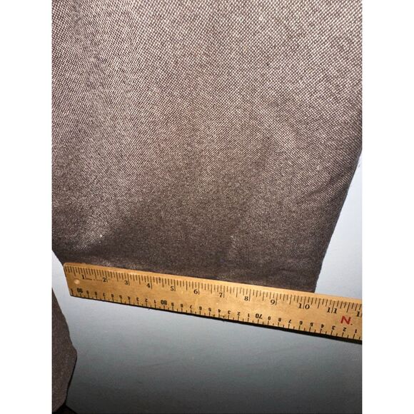 NWOT Old Navy Herringbone li ed Dress Pants Wool Blend Wide Leg Brown Size 12 Lo - Picture 6 of 10